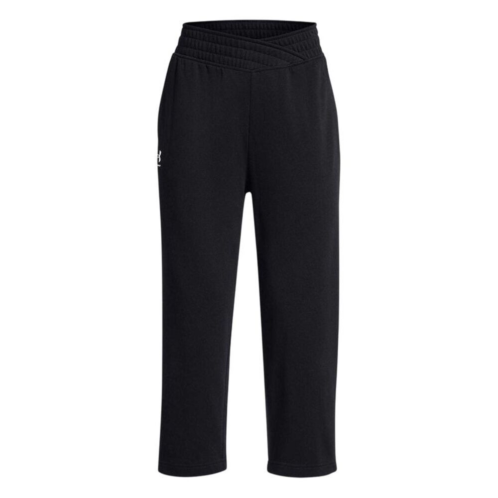 Under Armour Womens/Ladies Rival Terry Tracksuit Bottoms / Black
